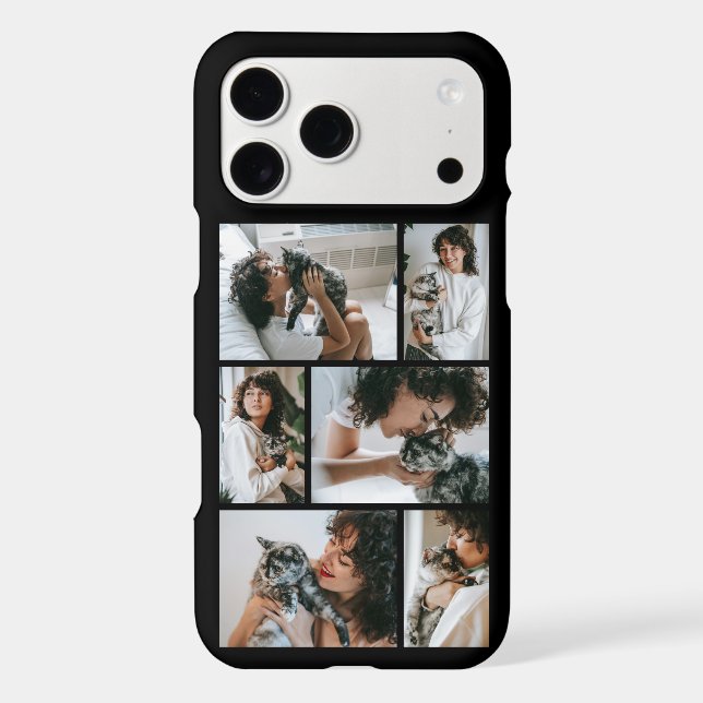 Modern 6 Pet Photo Black (Back)