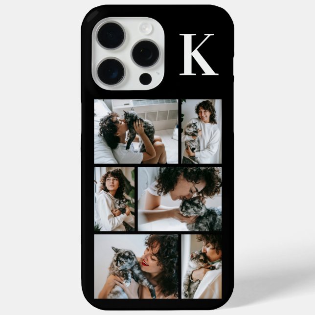 Modern 6 Pet Photo Black Case-Mate iPhone Case (Back)