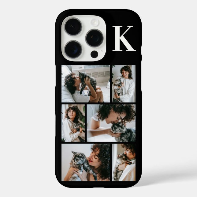Modern 6 Pet Photo Black Case-Mate iPhone Case (Back)