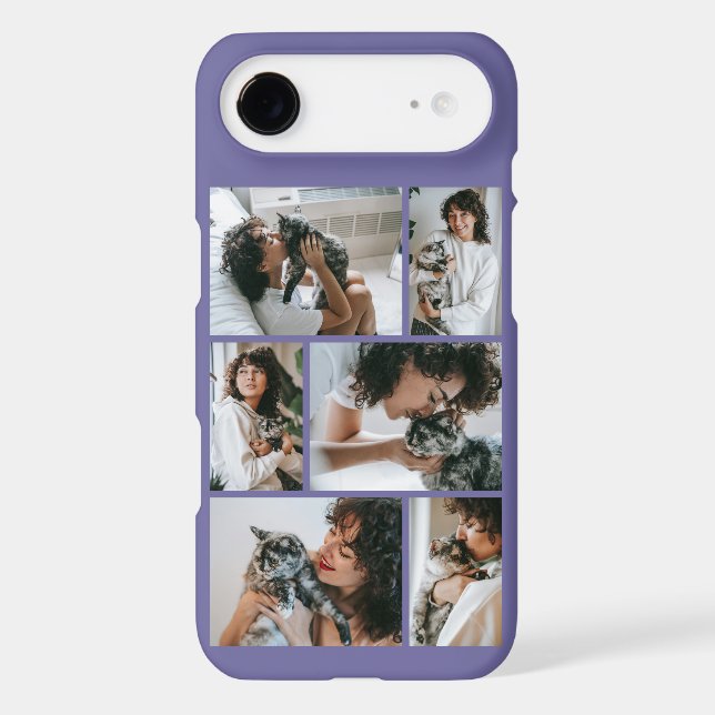 Modern 6 Pet Photo Purple (Back)