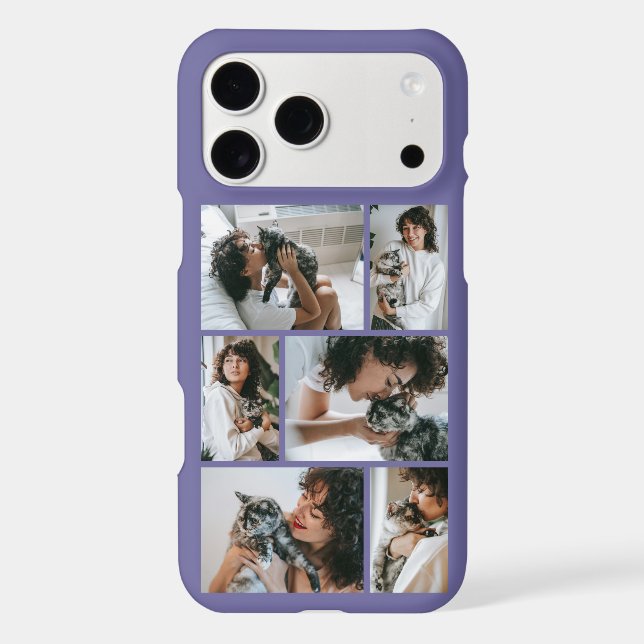Modern 6 Pet Photo Purple (Back)