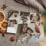 Modern 6 Photo Collage Wonderful Season Christmas Holiday Card<br><div class="desc">Modern 6 Photo Collage Wonderful Season Christmas Holiday Card</div>