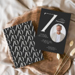 Modern 70th Birthday Photo Minimal Milestone Invitation<br><div class="desc">Modern 70th Birthday Invitation with Photo | Elegant Minimal Milestone Party Invite Celebrate a milestone birthday in timeless style with this modern 70th birthday invitation. Featuring a bold oversized number, refined serif typography, and a clean neutral palette, this elegant design is perfect for a sophisticated seventieth celebration. The invitation includes...</div>