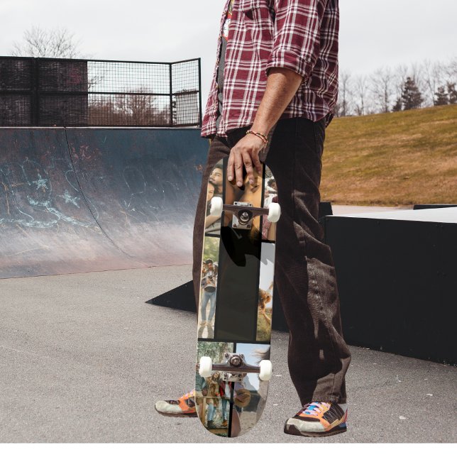 Modern 7 Photo Collage Custom  Skateboard (Creator Uploaded)