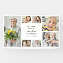 Modern 7-Photo Funeral/Memorial Service