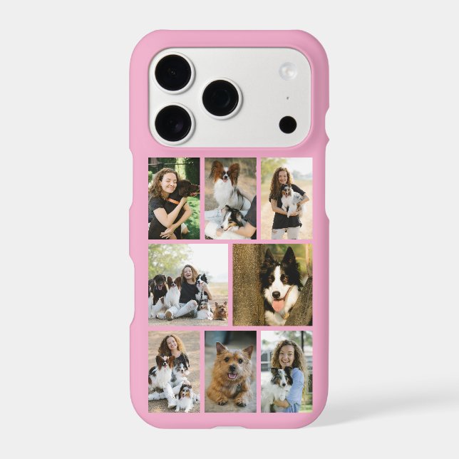 Modern 8 Pet Photo Pink (Back)