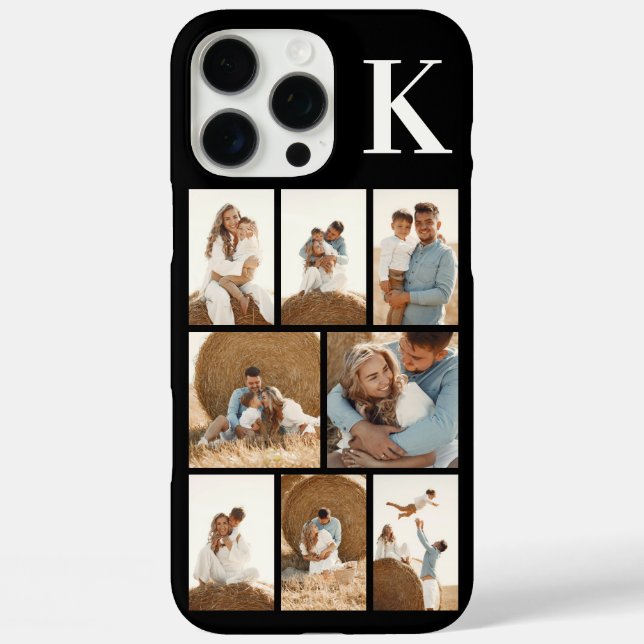 Modern 8 Photo Black Case-Mate iPhone Case (Back)