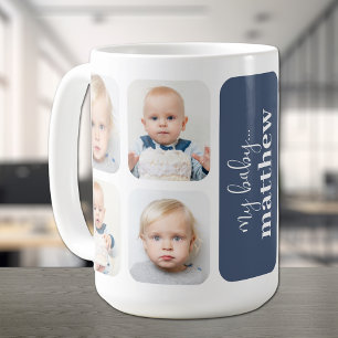 Modern 8 Photo Coffee Mug