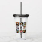 Modern 8 Photo Collage | Monogram