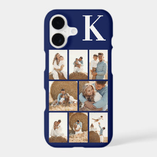 Modern 8 Photo Navy Blue