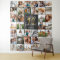 Modern 90th birthday multi photo  tapestry