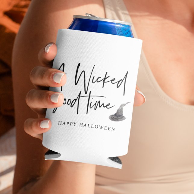 Modern A Wicked Good Time Quote | Happy Halloween  Can Cooler (Creator Uploaded)