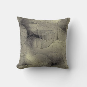 Modern Abrstract Black And Grey  Cushion