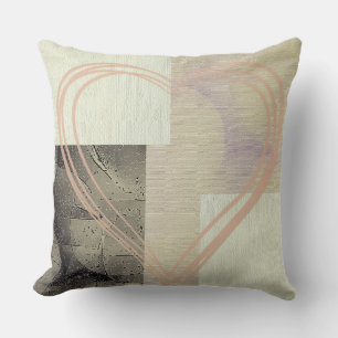 Modern Abrstract Black White And Grey Cushion