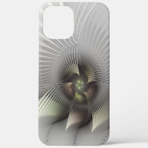 Modern Abstract 3D Shape Fractal Art iPhone 12 Pro Max Case