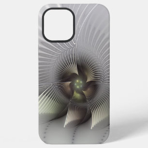 Modern Abstract 3D Shape Fractal Art iPhone 12 Pro Max Case