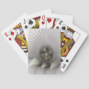 Modern Abstract 3D Shape Fractal Art Playing Cards
