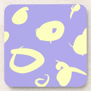 Modern abstract acrilic coaster
