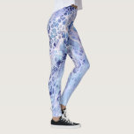 Modern Abstract Acrylic Paint Leggings<br><div class="desc">This modern design features an abstract purple,  white and blue pattern.
 #modern #abstract #texture #textured #paint #acrylic #pattern #design #designer #trending #trendy #style #stylish #fashion #fashionable #girly #purple #lilac #lavender #blue #turquoise #white #leggings #clothing #apparel #women</div>