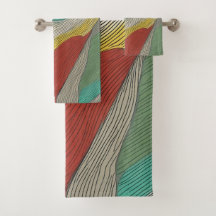 Modern, abstract and dynamic colour lines