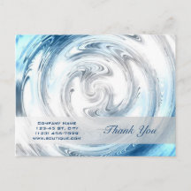 modern abstract aqua blue ripple plumber