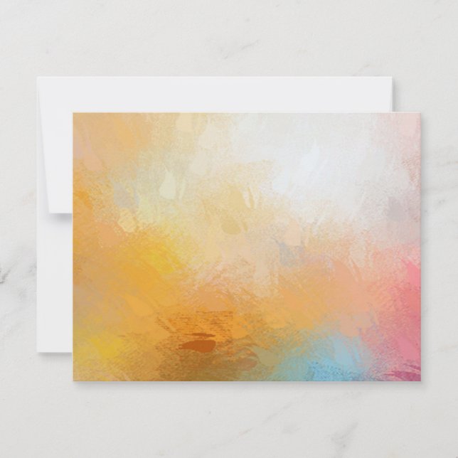 Modern Abstract Art Blank Template Colourful (Front)