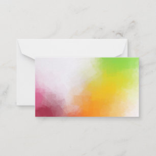 Modern Abstract Art Blank Template Red Yellow