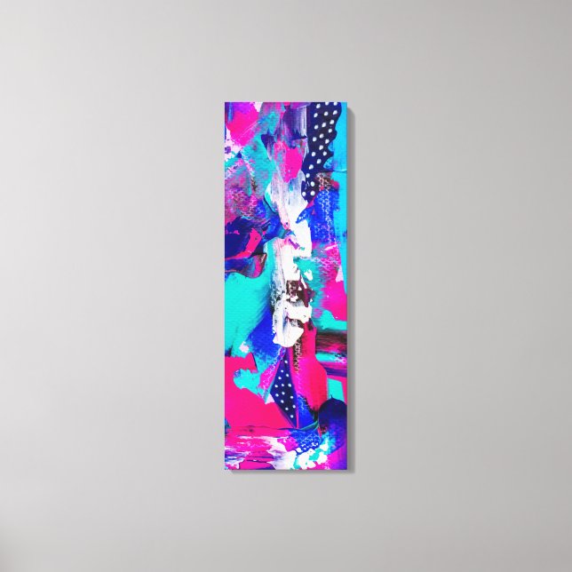 Modern abstract art canvas print (Front)