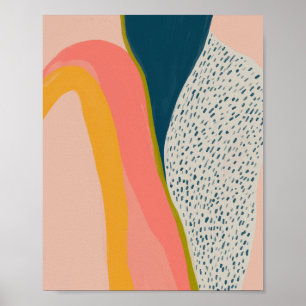 Modern Abstract Art Colourful Poster
