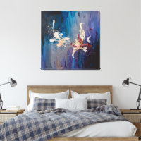 Modern Abstract Art-Cosmic Dance of Creation 🌌✨