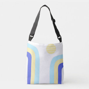 modern abstract art crossbody bag