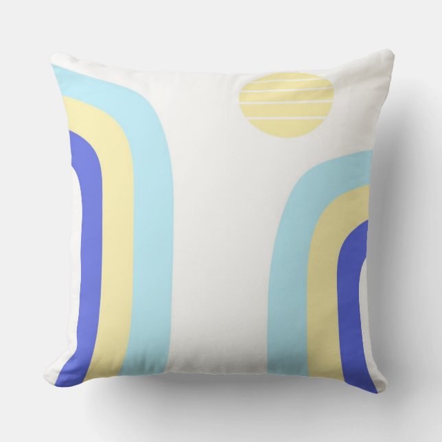 modern abstract art cushion (Front)