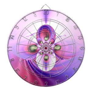 Modern abstract art dartboard