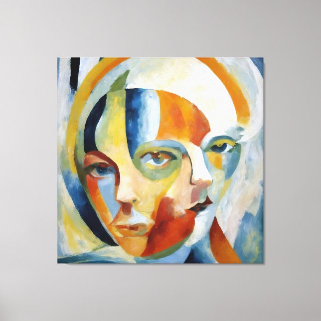 Modern abstract art Double face Canvas Print (Front)