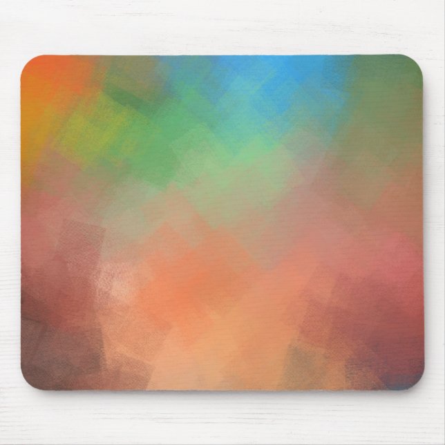 Modern Abstract Art Elegant Colourful Template Mouse Mat (Front)