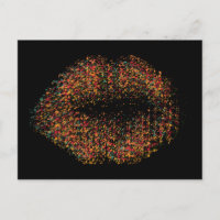 Modern Abstract Art Lips #10
