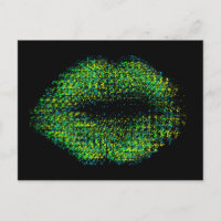 Modern Abstract Art Lips #12