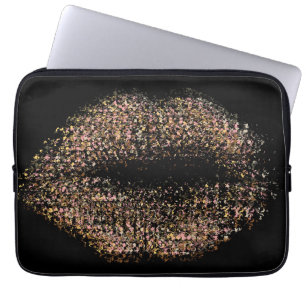 Modern Abstract Art Lips #18 Laptop Sleeve