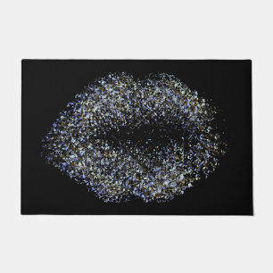 Modern Abstract Art Lips #24 Doormat