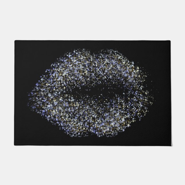 Modern Abstract Art Lips #24 Doormat (Front)