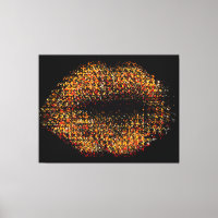 Modern Abstract Art Lips #27