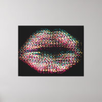 Modern Abstract Art Lips #52