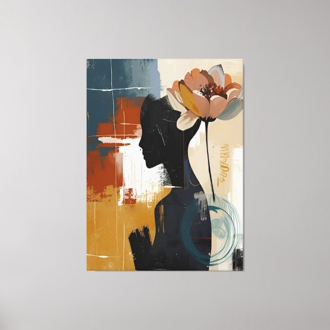 “Modern Abstract Art | Minimal & Stylish Design” Canvas Print (Front)