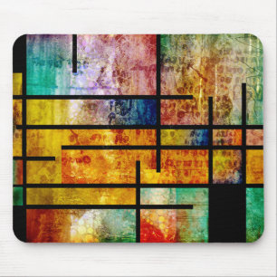 Modern abstract art mouse mat
