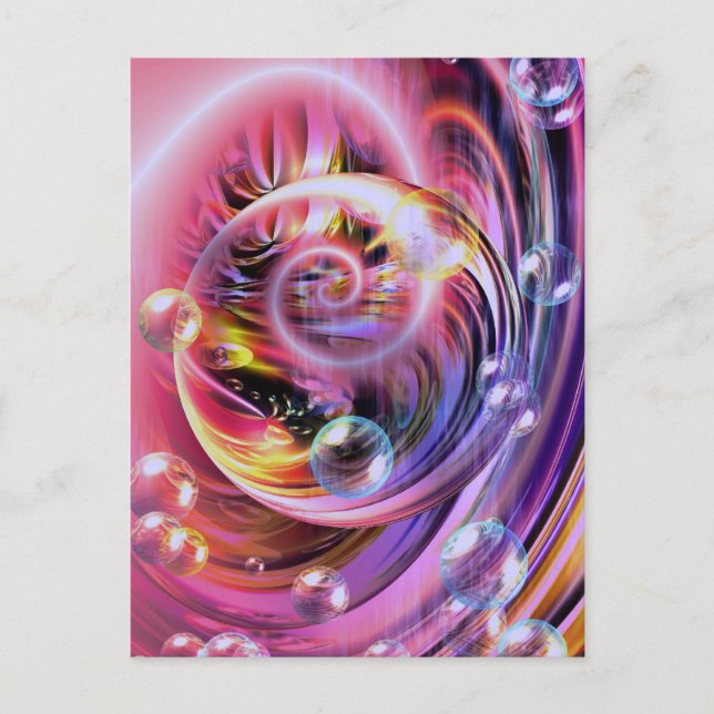 Modern Abstract Art Postcard (Front)