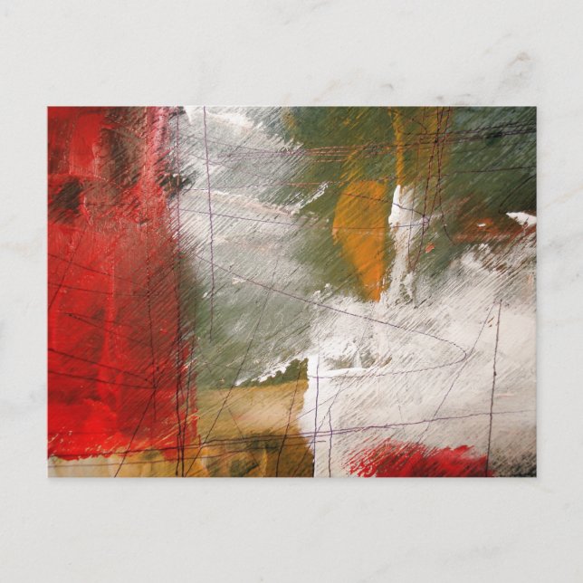 Modern Abstract Art Postcard (Front)