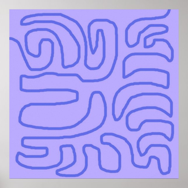 modern abstract art poster (Front)