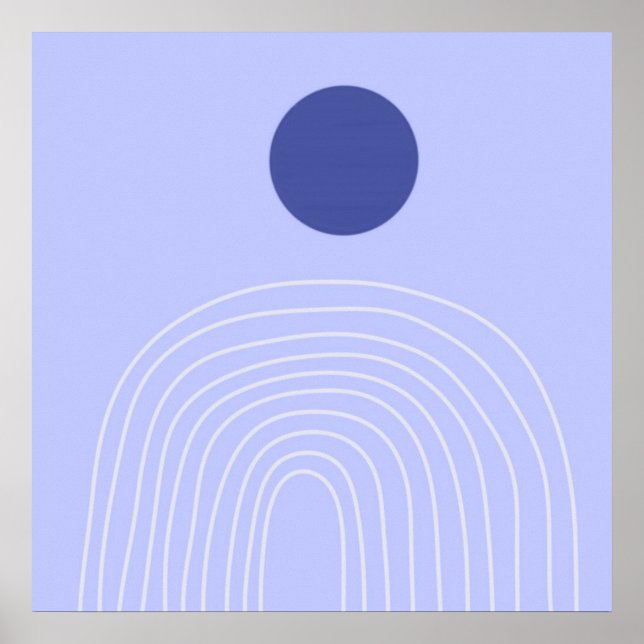 modern abstract art poster (Front)