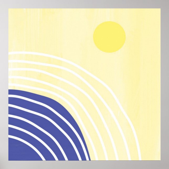 modern abstract art poster (Front)