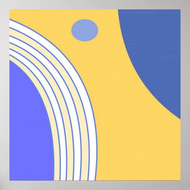 modern abstract art poster (Front)